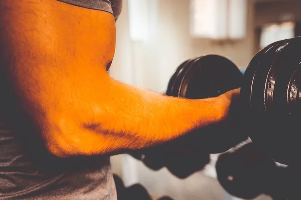 Culturista Gimnasio —  Fotos de Stock