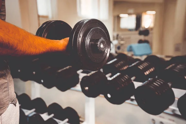 Bodybuilder Gymmet — Stockfoto