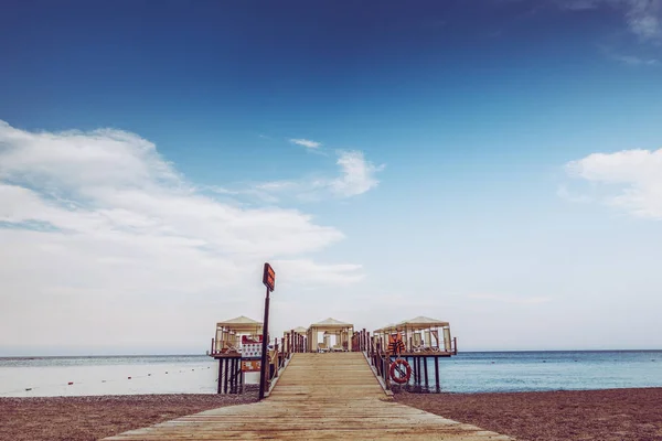 Beautiful Pier Sea — Stock Photo, Image