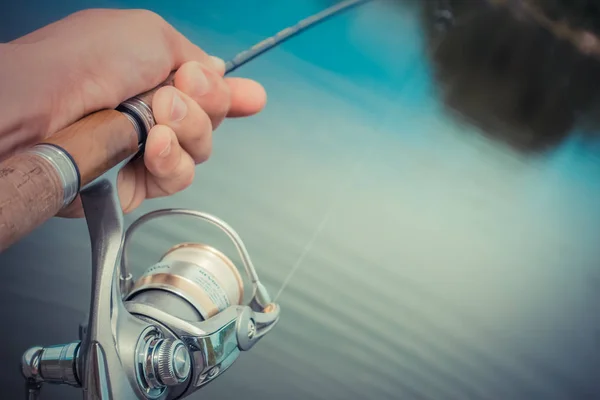 Area Fishing Trout Active Fishing — Stock Photo, Image