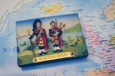 İskoçya'dan hatıra mıknatıs