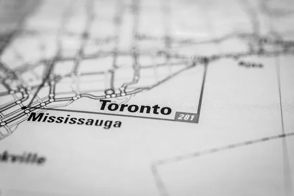 Toronto Sulla Mappa — Foto Stock