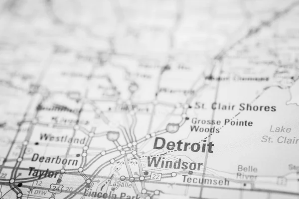 Detroit on the map