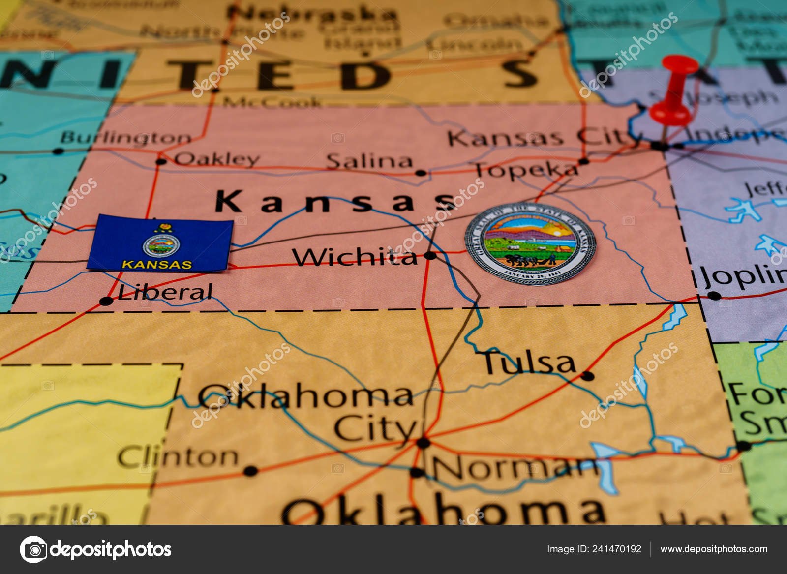 Карта штата арена