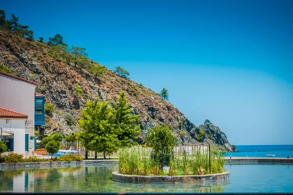 Güzel Deniz Resort Yaz Tatili — Stok fotoğraf