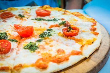 Çok lezzetli iştah açıcı pizza