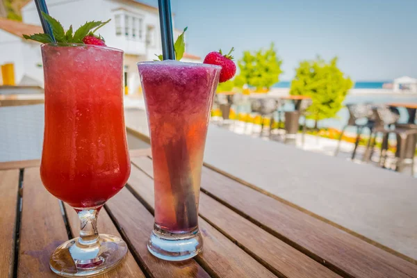 Mooie Cocktails Het Resort — Stockfoto