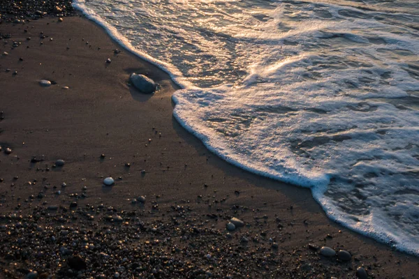 Vacker soluppgång vid havet — Stockfoto