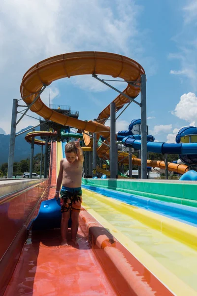 Parque acuático infantil en el resort —  Fotos de Stock