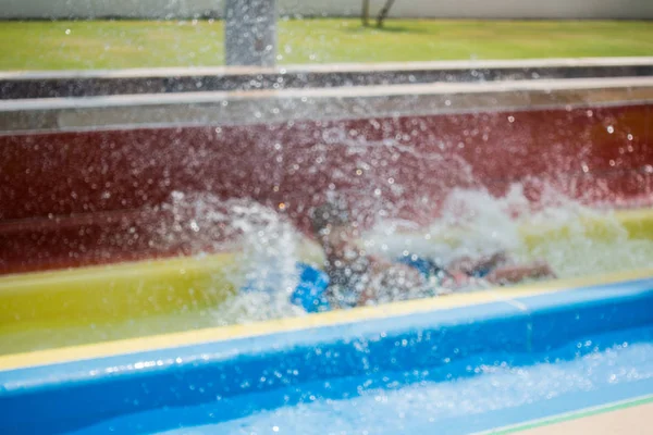 Parc aquatique pour enfants à la station — Photo