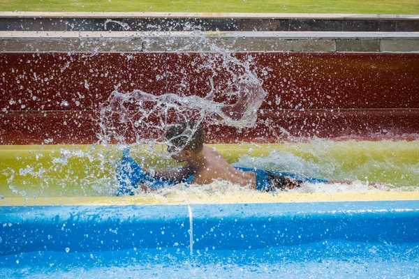 Kinder waterpark op het resort — Stockfoto