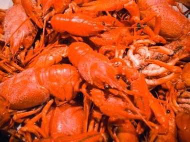 haşlanmış lezzetli kerevit arka plan