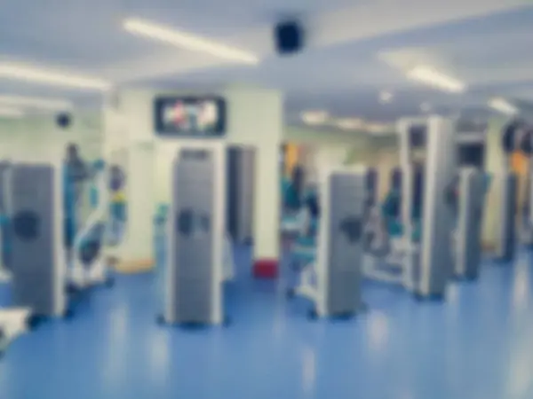 Intérieur Salle Gym Fond Flou — Photo