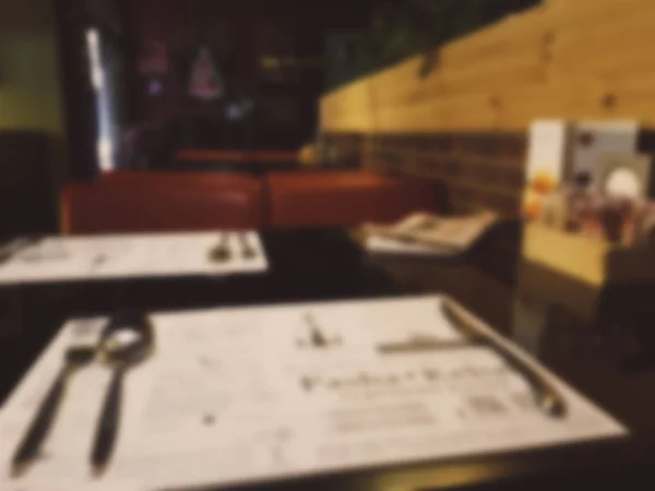Interior Cafe Blurred Background — Stock Photo, Image