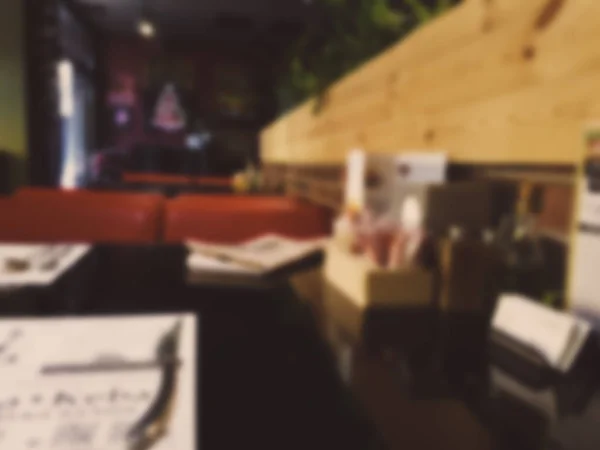 Interior Cafe Blurred Background — Stock Photo, Image