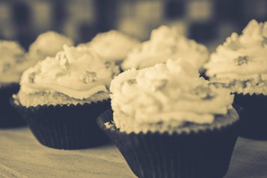 Taze kahve ve kekler