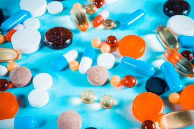 Arka plan üstünde belgili tanımlık konu ilaçların