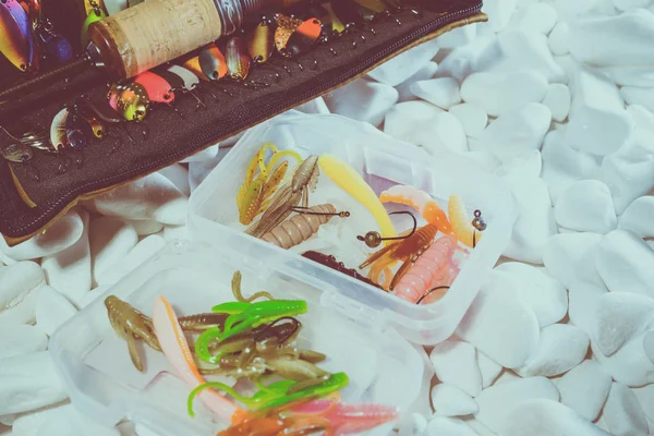 Balıkçılık yem arka plan