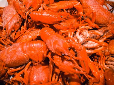 haşlanmış lezzetli kerevit arka plan