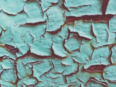 kırık yeşil boya doku