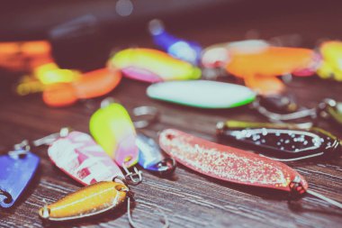 Vinnitsa, Ukrayna - 18 Ocak 2017: Balıkçılık yem