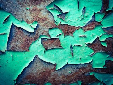 ışınlanmış yeşil boya dokusu