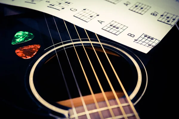 Background Theme Guitar — Stock Photo, Image