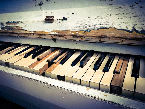 Clés du vieux piano — Photo