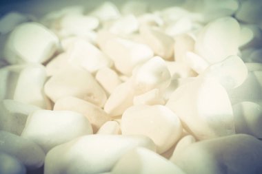 Arka plan beyaz çakıl