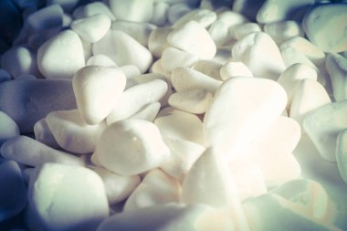 Arka plan beyaz çakıl