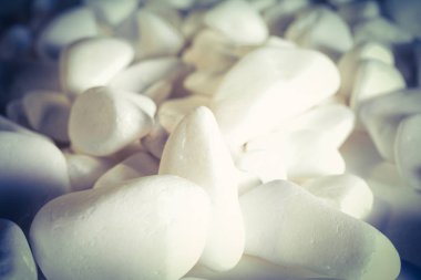 Arka plan beyaz çakıl