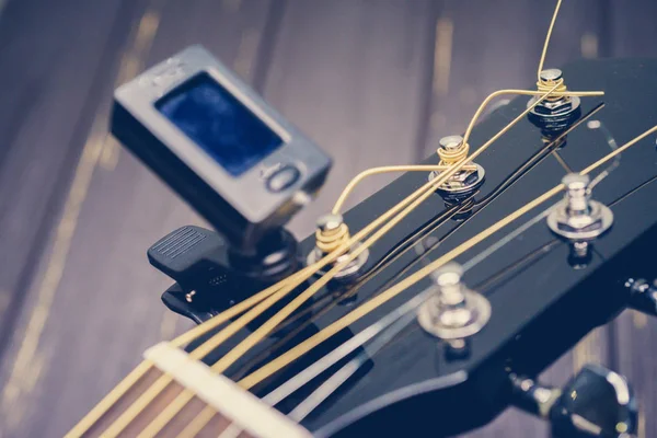 Guitarra acústica — Fotografia de Stock