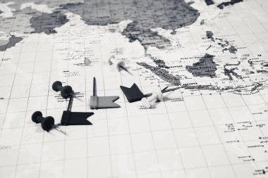 Asya arka plan haritası