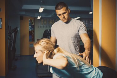 Koç ve istemci vasıl jimnastik salonu