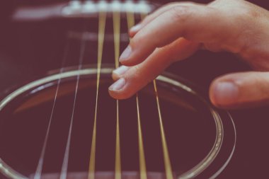 Arka plan olarak bir tema gitar