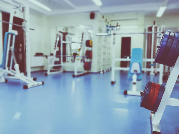 Βινιοσία Ουκρανία Περίπου 2018 Εκπαιδευτικά Μηχανήματα Ασκήσεων Στο Γυμναστήριο — Φωτογραφία Αρχείου