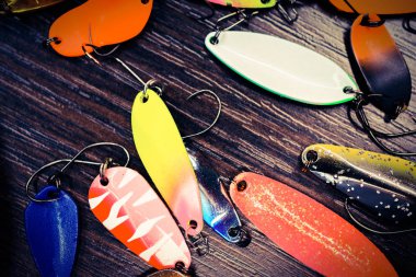 Vinnitsa, Ukrayna - 18 Ocak 2017: Balıkçılık yem