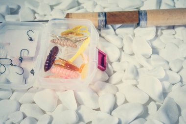 Lures balıkçılık arka plan