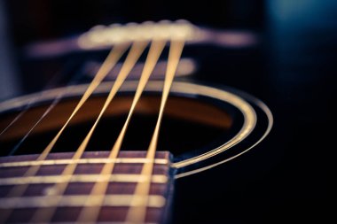 Arka plan olarak bir tema gitar
