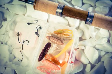 Lures balıkçılık arka plan