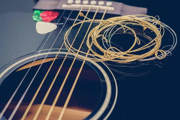 Acoustic guitar — Stock Photo, Image