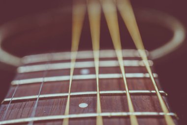 Arka plan olarak bir tema gitar