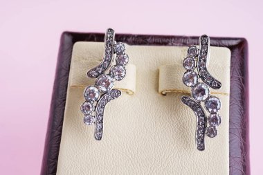 Taşlar Gümüş Küpe