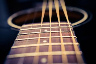 Arka plan olarak bir tema gitar