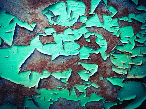 Irradiated Green Paint Texture — Stock Photo, Image