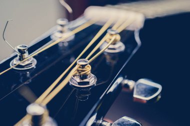 Arka plan olarak bir tema gitar