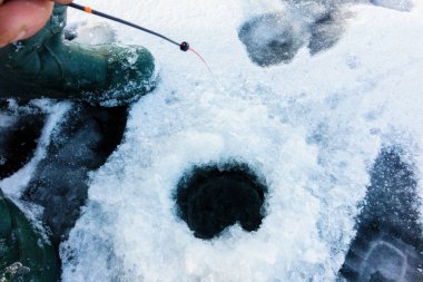 Buz balıkçılığı hobisi 