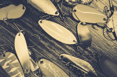 Vinnitsa, Ukrayna - 18 Ocak 2017: Balıkçılık yem