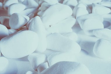 Arka plan beyaz çakıl