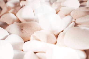 Arka plan beyaz çakıl